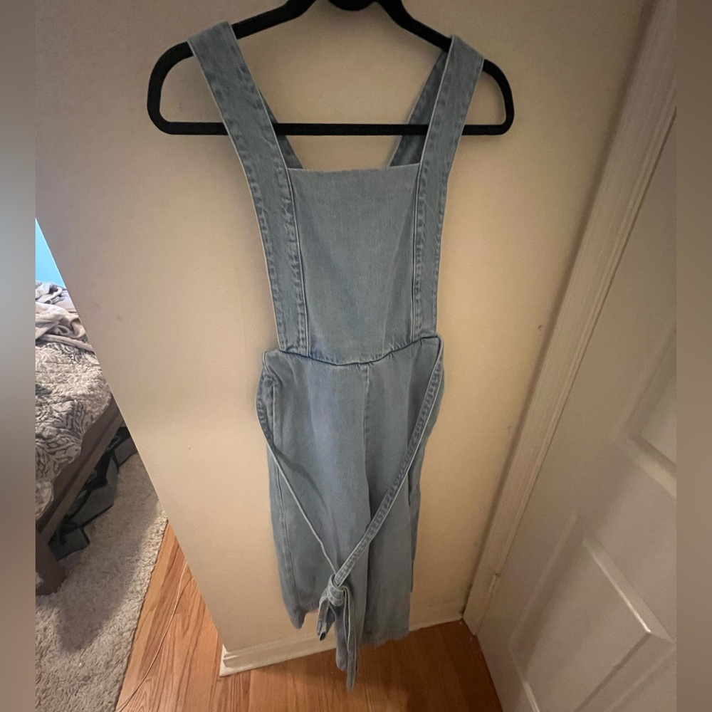 Zara denim overalls